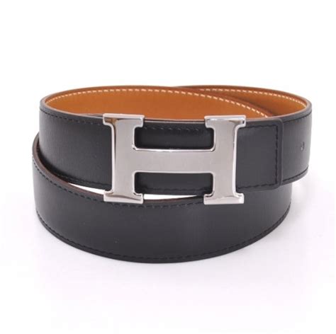 black and silver hermes belt|black hermes belt gold buckle.